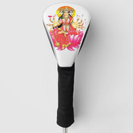 Godin Gayatri Devi op Lotus Hindu Godheid Golfheadcover