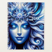 Godin Hemels Blauw Hoofd Januari - Planner (Voorkant)