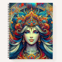 Godin Hoofd met golvende turquoise Haren April -