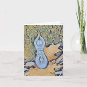 Godin in in de herfst Bossen Kaart