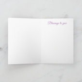 Godin Isis Foled Wenskaart Kaart (Binnen)