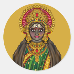 Godin Kali Gezichtsticker Ronde Sticker