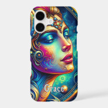 Godin Kleurrijke Hoofd Ronde Sieraden Maart -