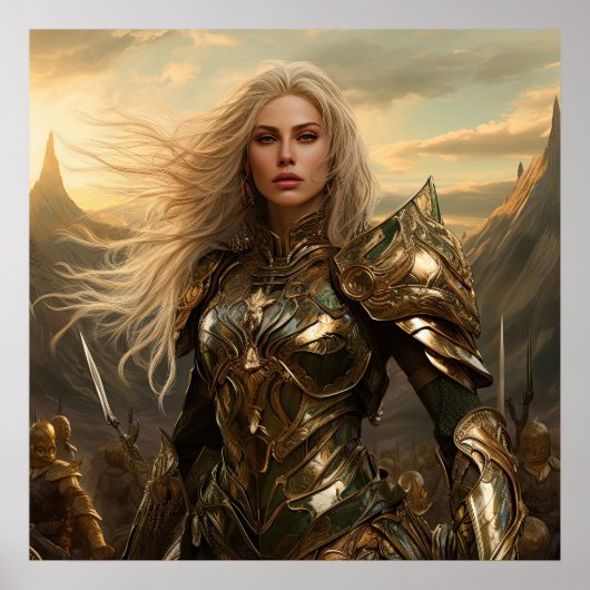 Godin krijger poster (Voorkant)