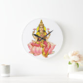 godin lakshmi hindu schat in geld grote klok (Huis)