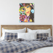 Godin Meisje (Faerie Magic of Skye) Canvas Afdruk (Insitu (Slaapkamer))