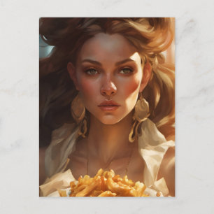Godin Met Frites Briefkaart