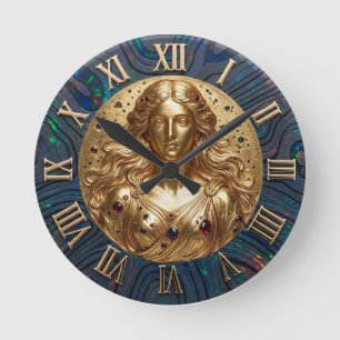 Godin Nyx Black Opal Wijzerplaat Zakhorloge Ronde Klok