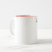 "Godin of Curves" Mok van tweetone koffie (Voorkant links)