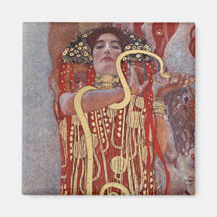 Godin of Health, Hygieia (Salus), Gustav Klimt Magneet