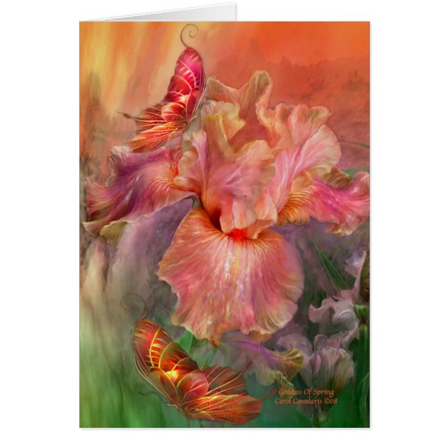 Godin of Spring ArtCard (Voorkant)