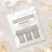 Godin party met aangepaste tekst en stenen element bedankzakje (Geknipt)