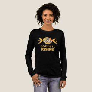Godin Rising Golden-Yellow T-shirt met lange mouwe
