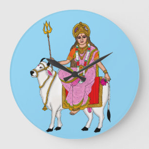 Godin Shailputri wandklok Grote Klok