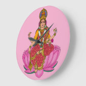 Godin Siddhidatri wandklok Grote Klok (Hoek)