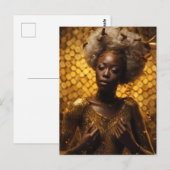 Godin van de Honingbijen Briefkaart (Voorkant / Achterkant)