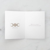 Godin van de Maan van de heks Prim Drievoudige Kaart (Binnen)