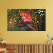 Godin van de Mode Canvas Afdruk (Insitu (Woonkamer))