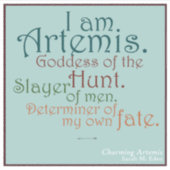 Godin van de sticker van de Jacht (Voorkant)