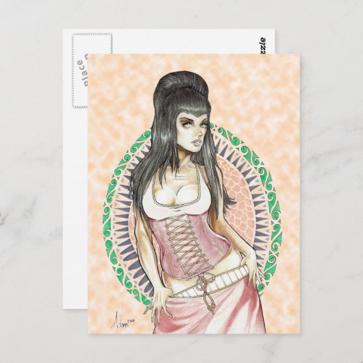 Godin van DESTINY Briefkaart (Voorkant / Achterkant)