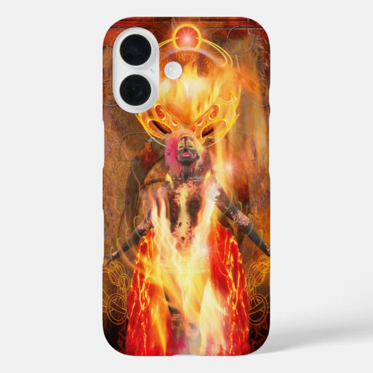 Godin van Fire PELE Case-Mate iPhone Case (Achterkant)