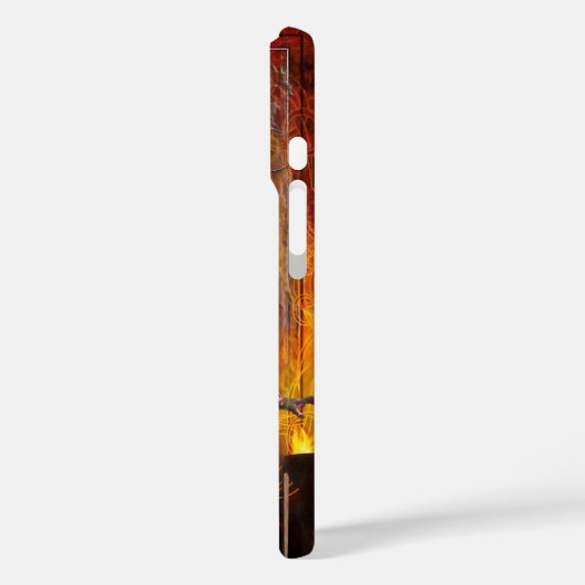 Godin van Fire PELE Case-Mate iPhone Case (Achterkant / Links)