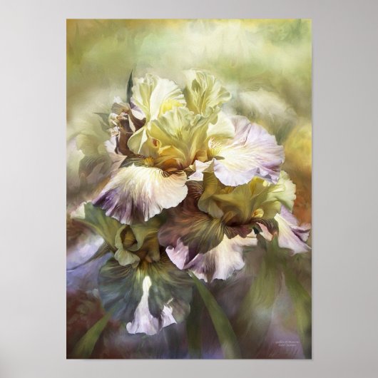 Godin van herinneringen - Iris Art print/Poster Poster (Voorkant)