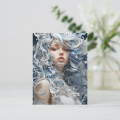 Godin van Melk Briefkaart (Staand voorkant)