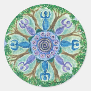 Godinnen dansen Stickers