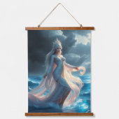 Godinnen van het water en Stormen Trinity Hangend Wandkleed (Voorkant 2)