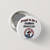 Godless American Button (Voorkant /achterkant)