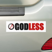 Godless Bumpersticker (Op auto)