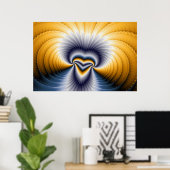 Godless - Fractal Poster (Thuiskantoor)