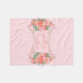 Godless Heathen Fleece Floral Blanket Deken (Voorkant (Horizontaal))