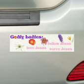 Godly Dames Bumpersticker (Op auto)