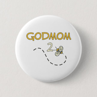 Godmam 2 Bee Ronde Button 5,7 Cm