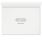 Godmaman Fleurs roses d'anniversaire (Intérieur Horizontal (Bas))