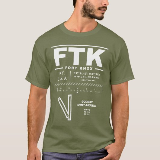Godman Army Airfield FTK T-shirt (Voorkant)