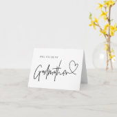 Godmère à être cadeau Godmère carte de proposition (Fleur jaune)