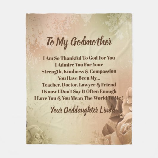 Godmère Personnaliser la couverture en polaire (Devant)