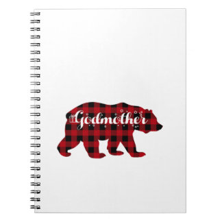 Godmoeder Beer Buffalo Red Play Matching Family Notitieboek