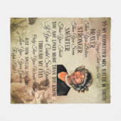 Godmoeder Fleece Blanket Deken (Voorkant (Horizontaal))