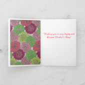 Godmoeder Moederdag Card - Floral Kaart (Binnen)