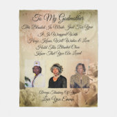 Godmoeder personaliseert Fleece Blanket Deken (Voorkant)