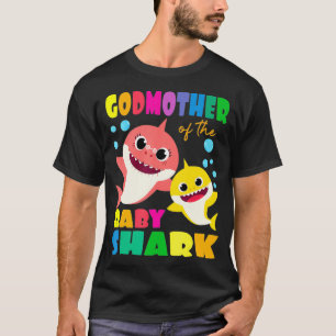 Godmoeder van de Baby haaiendag Godmoeder Sha T-shirt