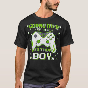 Godmoeder van de Birthday Boy Gift Video Game Birt T-shirt