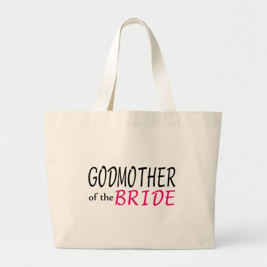 Godmoeder van de Bride Grote Tote Bag (Voorkant)