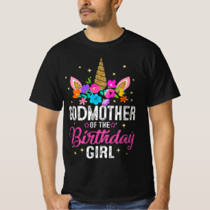 Godmoeder van het meisje van de geboorte: Moeder G T-shirt