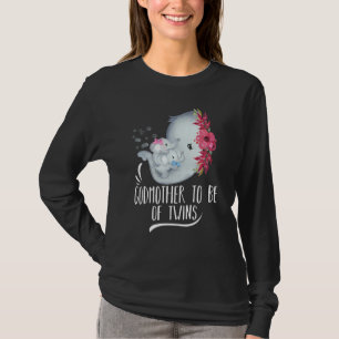 Godmoeder van tweelingen een jongen een meisje Bab T-shirt