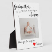 Godmoeder verbijsterd fotoplaat (Zijkant)